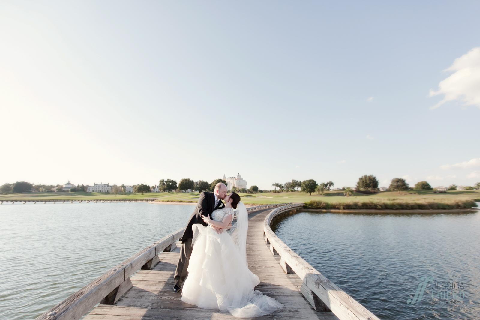 Mark and Susan's Reunion resort wedding by Jessica Friend Photo Design
