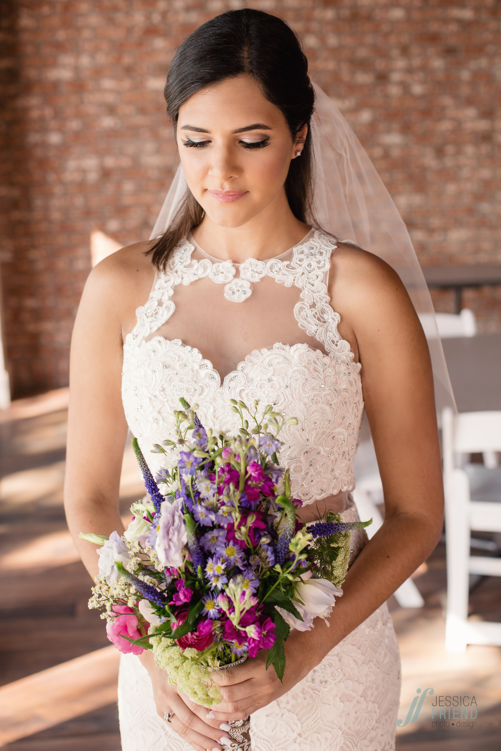 Intimate wedding at Canvas Lake Nona Orlando www.jessicafriendphotodesign.com