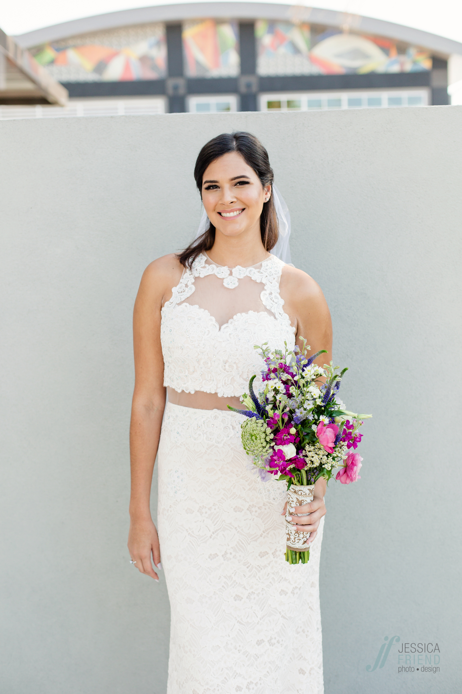 Intimate wedding at Canvas Lake Nona Orlando www.jessicafriendphotodesign.com