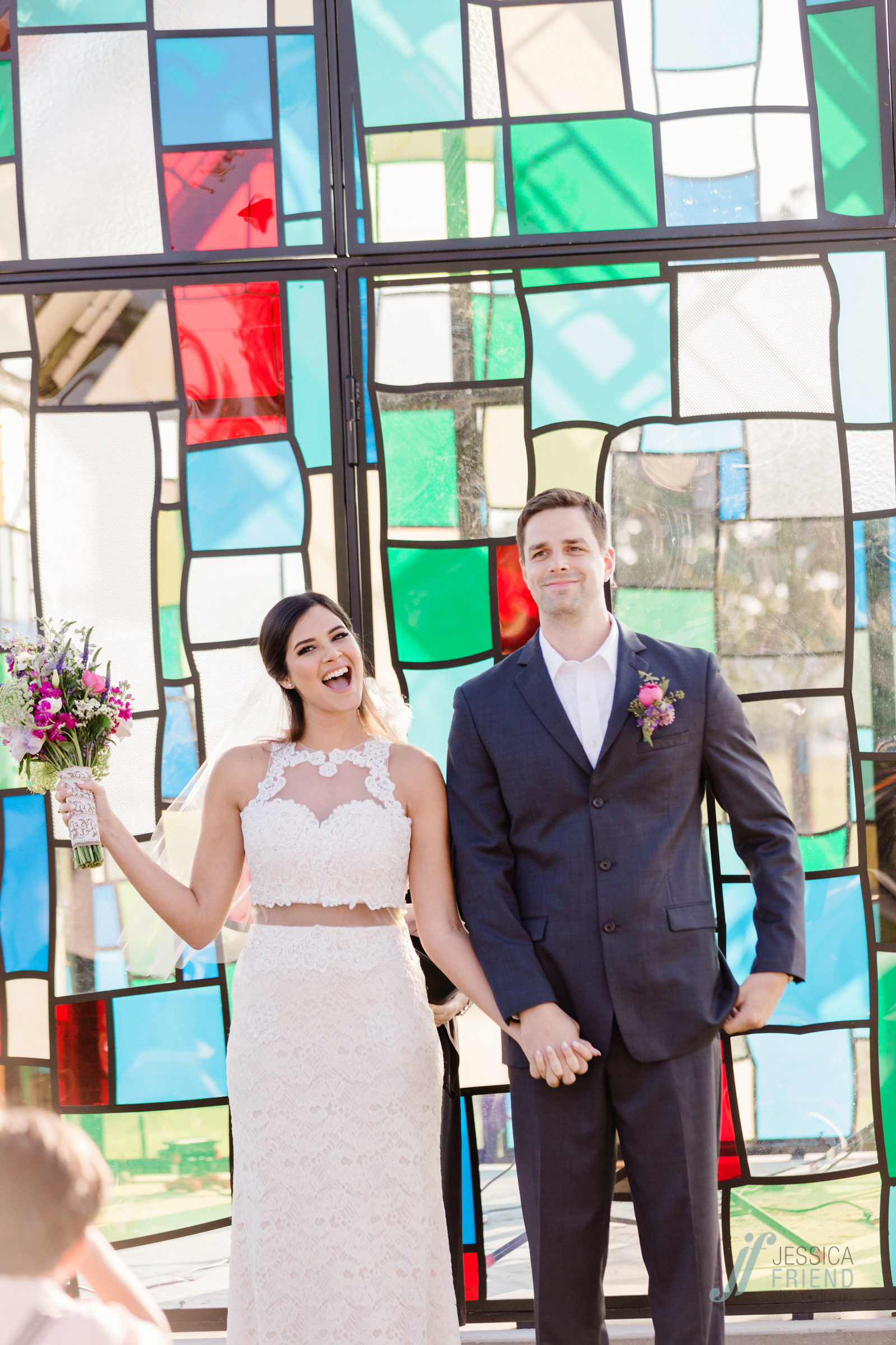 Intimate wedding at Canvas Lake Nona Orlando www.jessicafriendphotodesign.com