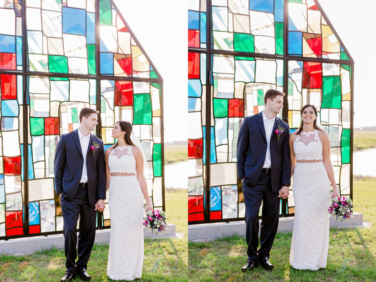 Intimate wedding at Canvas Lake Nona Orlando www.jessicafriendphotodesign.com
