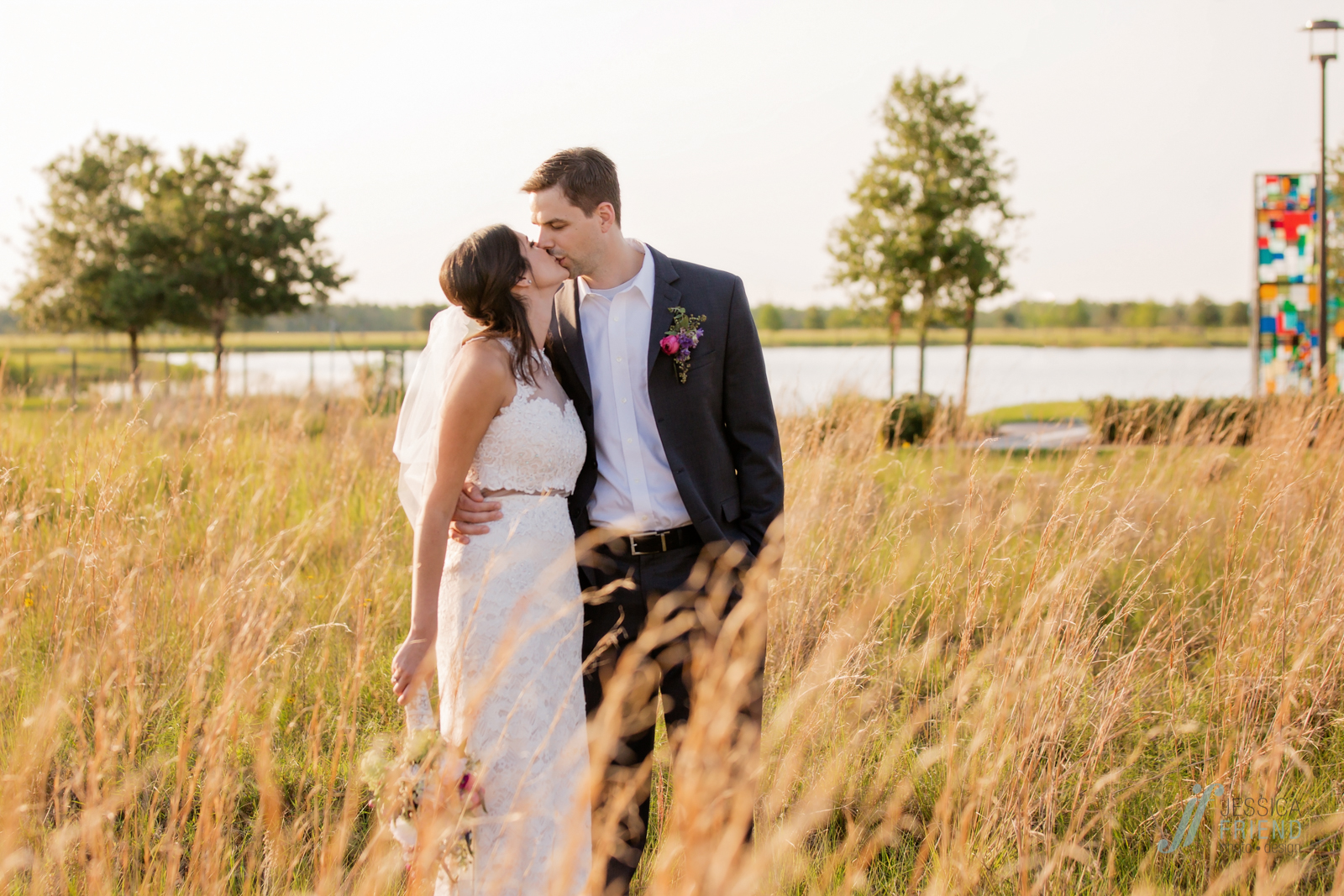 Intimate wedding at Canvas Lake Nona Orlando www.jessicafriendphotodesign.com