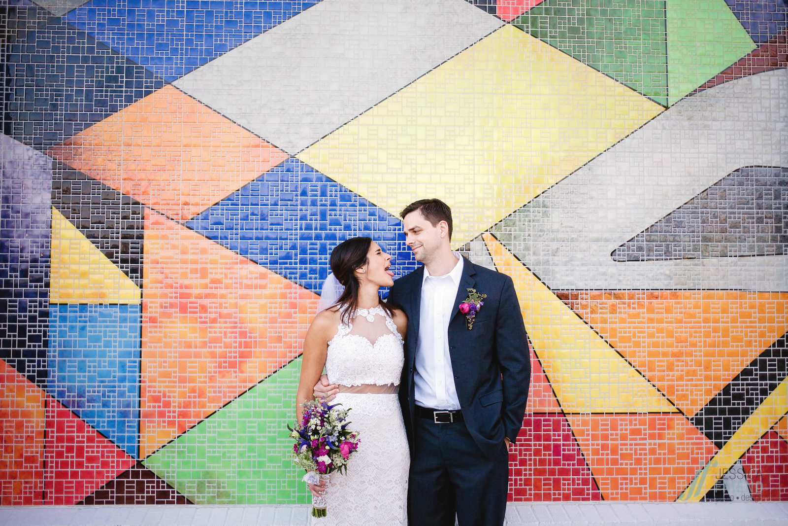 Intimate wedding at Canvas Lake Nona Orlando www.jessicafriendphotodesign.com