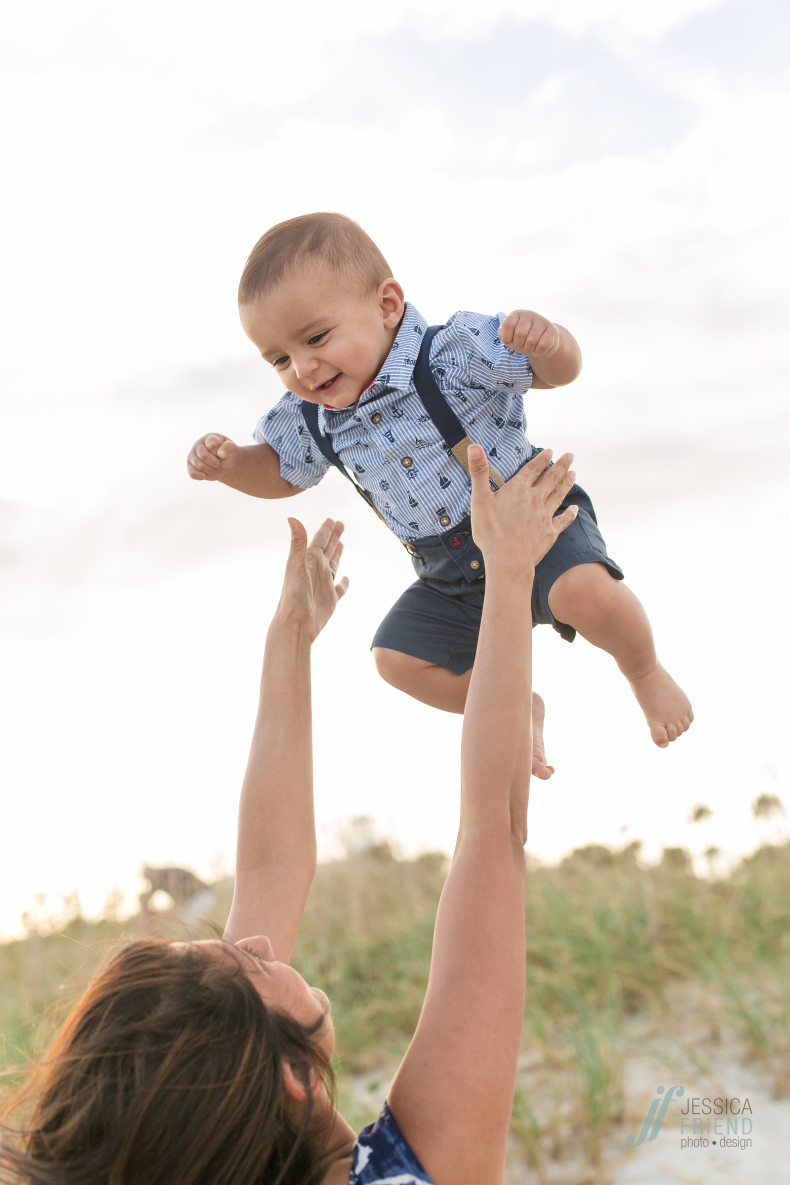 Orlando Beach family session vacation photography