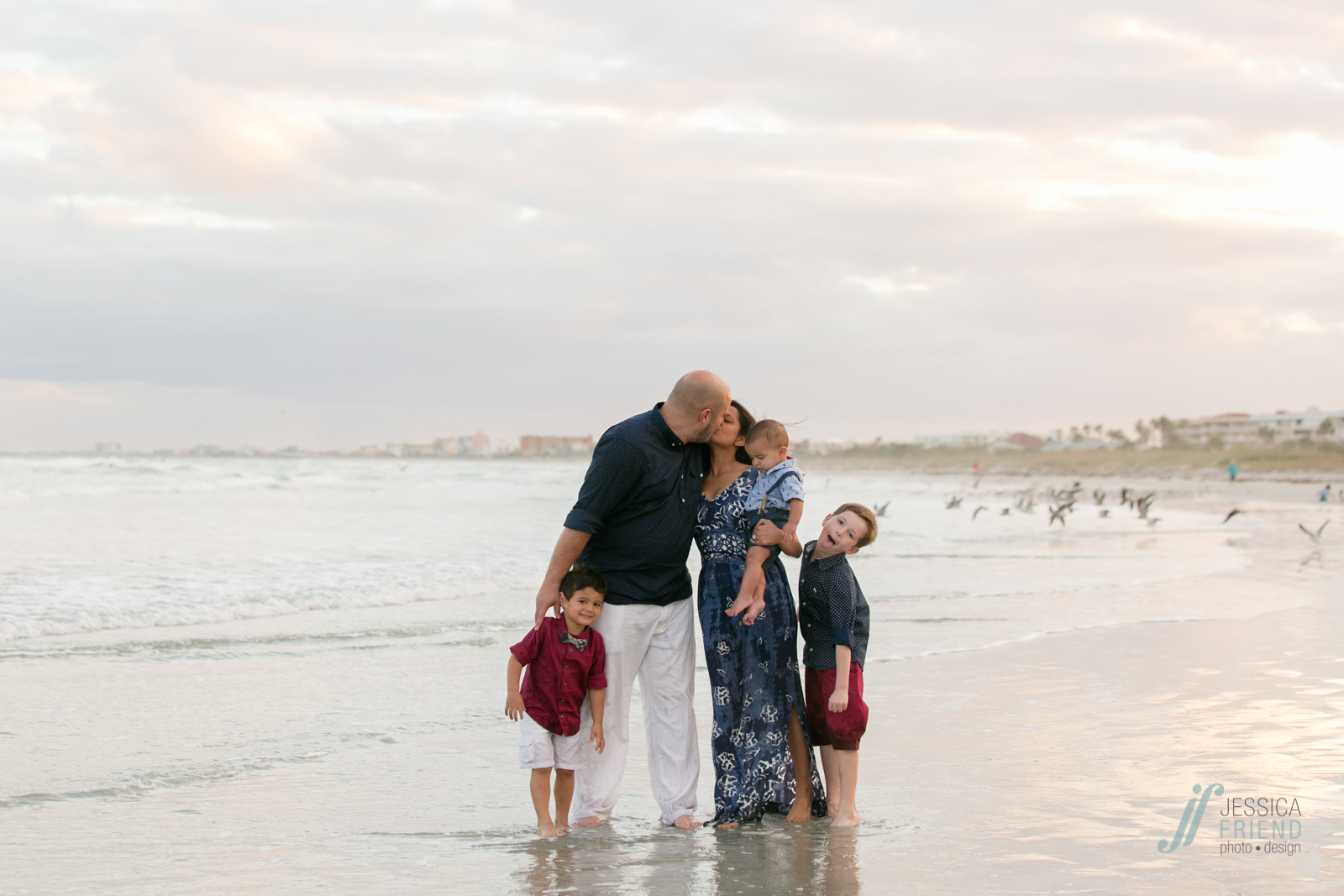 beach family session