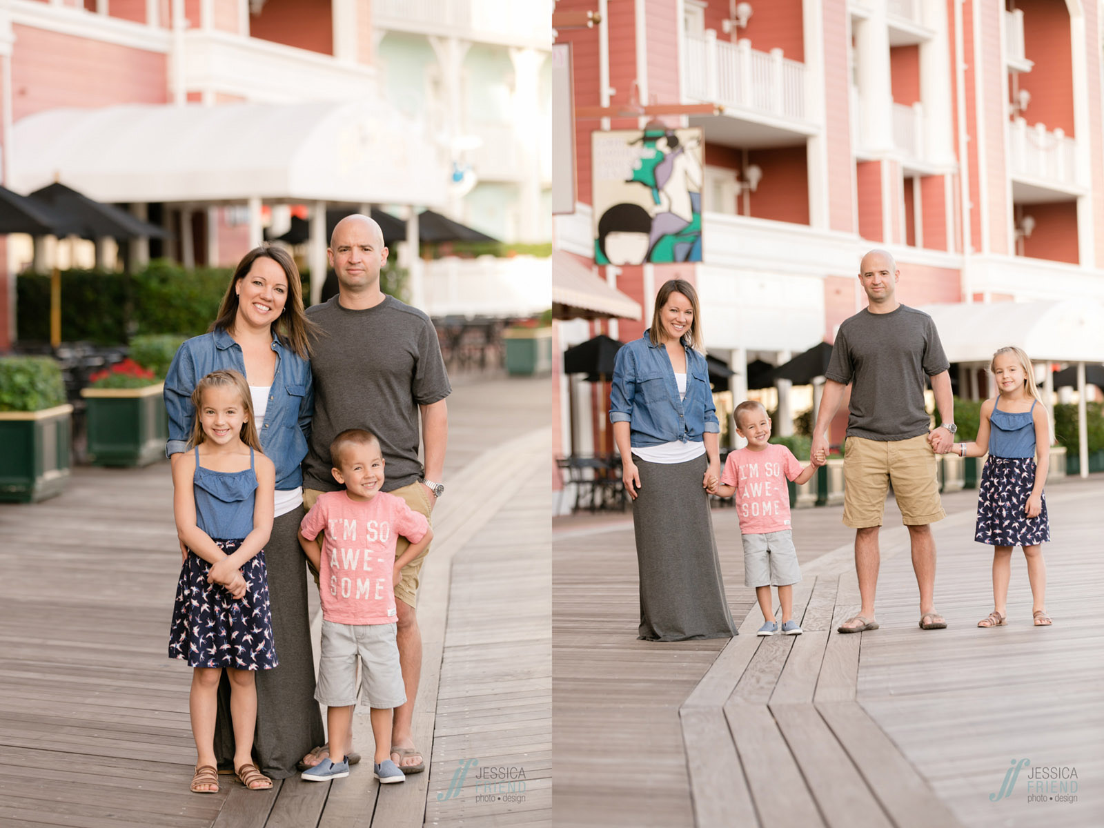 disney boardwalk family session- Lake Buena Vista FL photographers