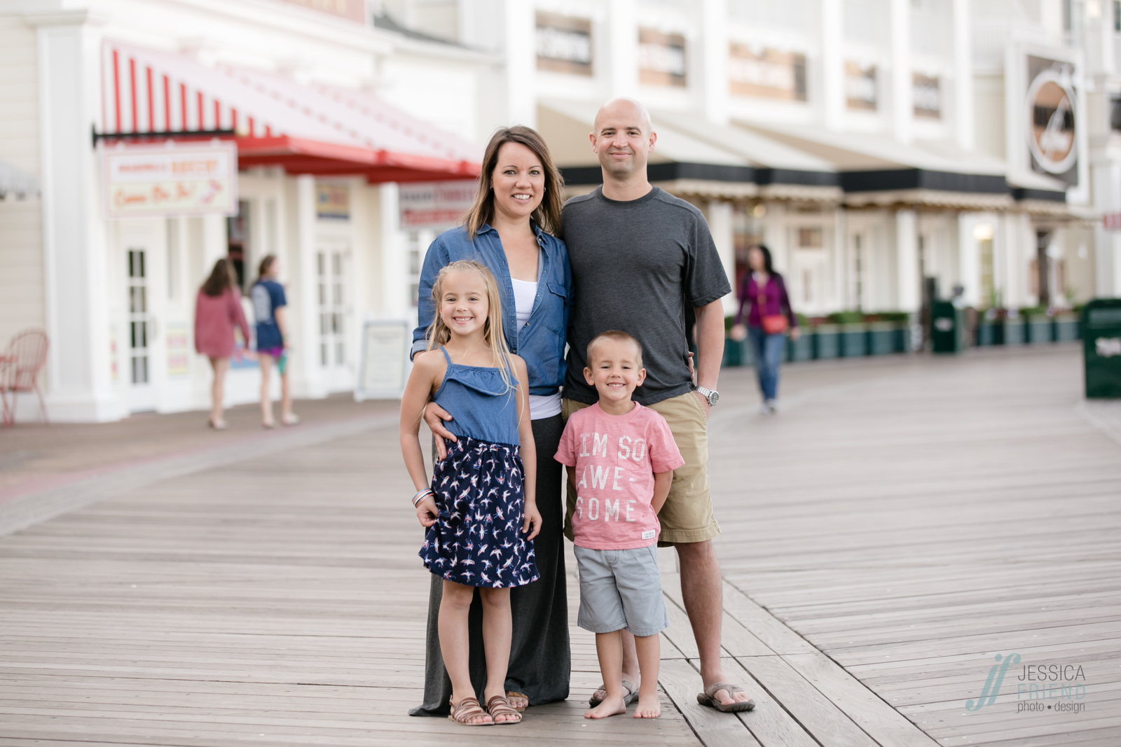 orlando portrait photographers - disney boardwalk family session