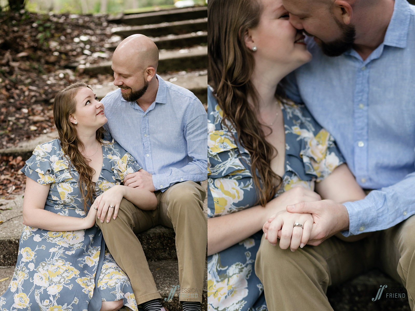 winter park engagement session