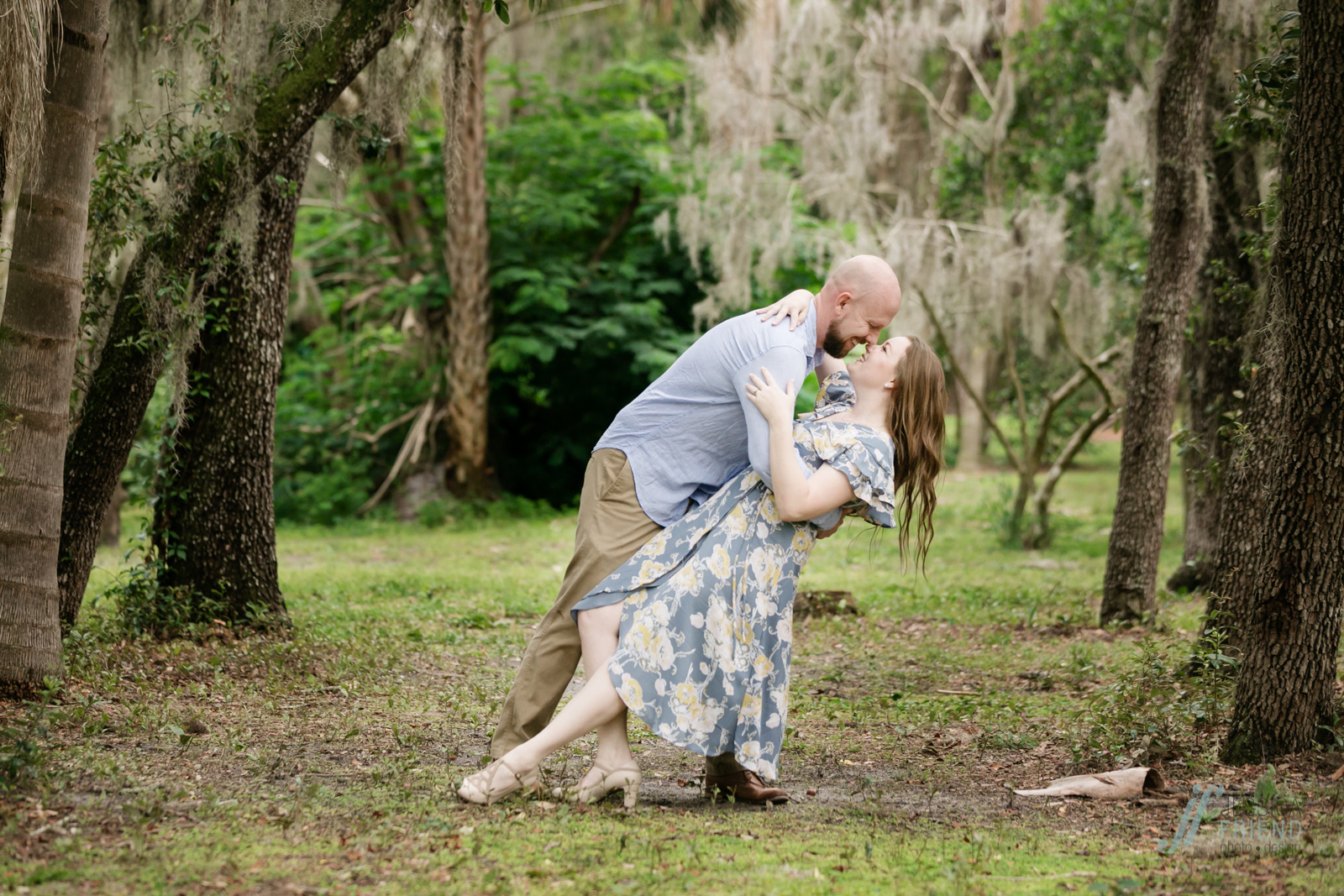 winter park engagement session