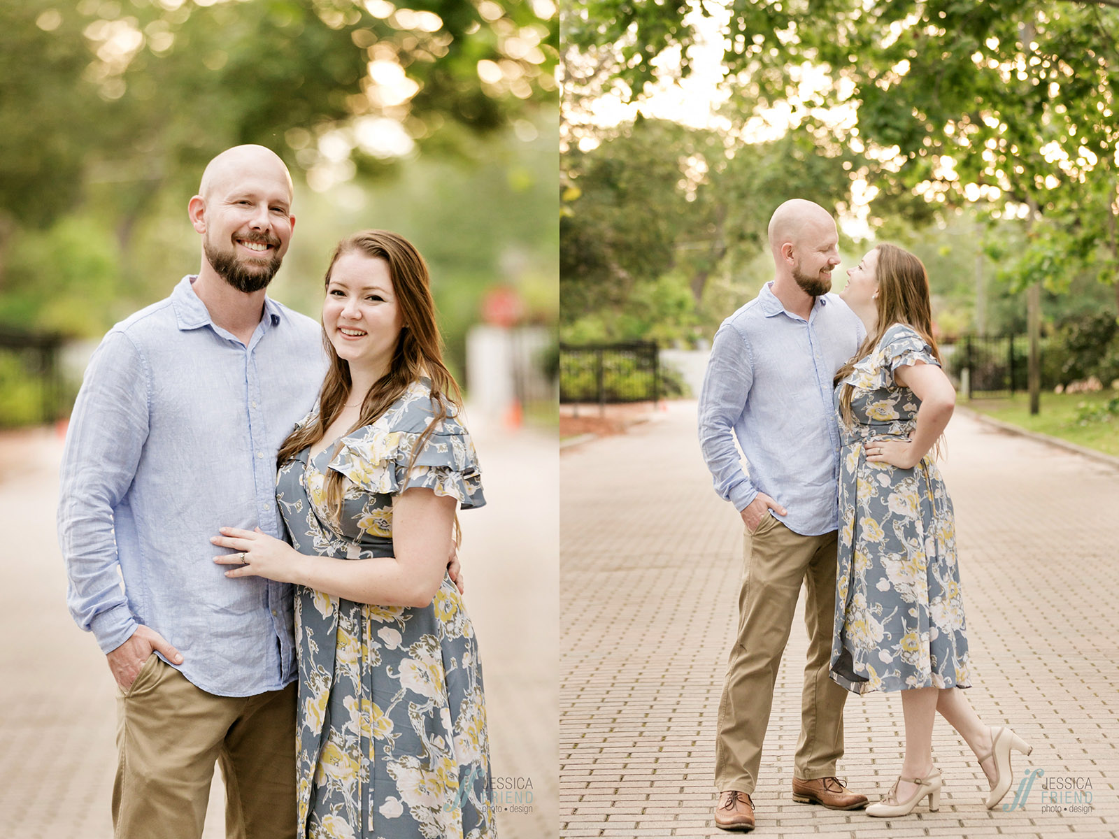 winter park engagement session